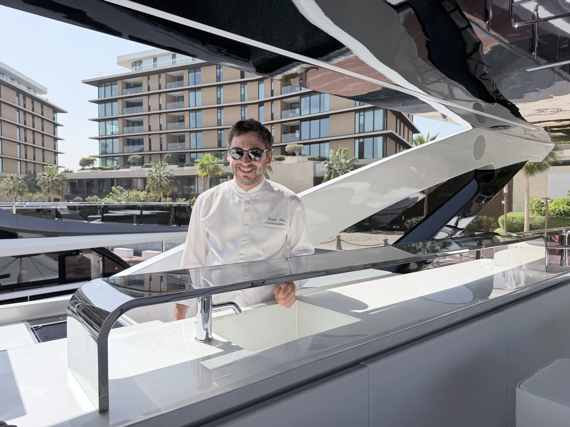 Chef François Savin in Dubai.